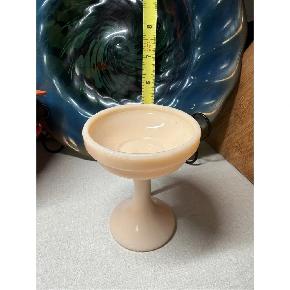 Westmoreland Fairy Lamp Peach Pedestal BASE ONLY Perfect Stunning Color